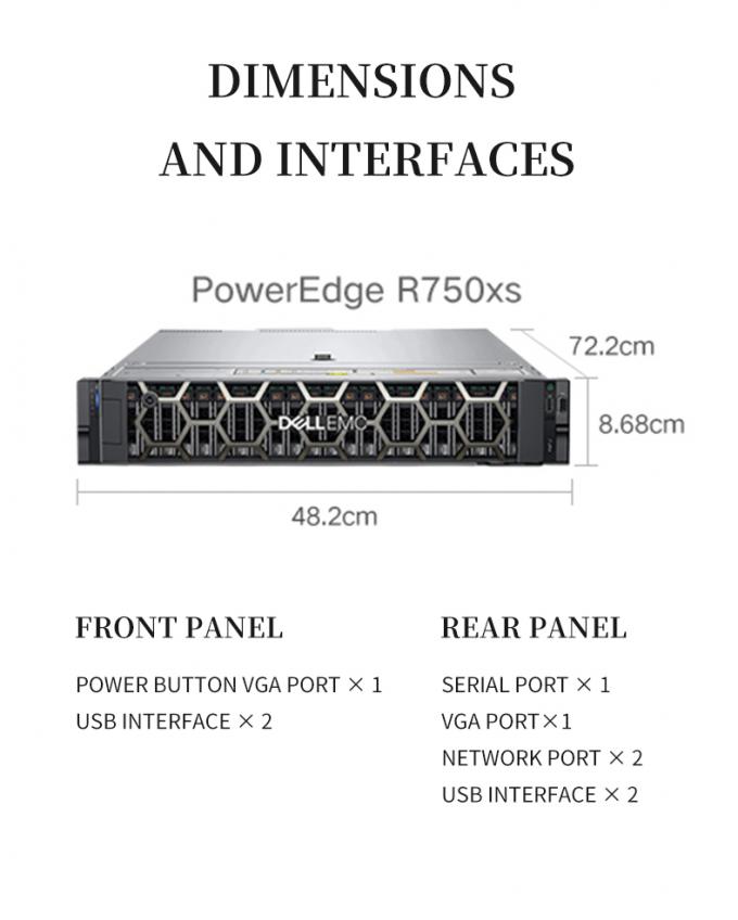 brand new r750xs r760 r630 r710 r7615 r730 r740 r740rx... 100% original brand new dell Server PowerEdge R750XS server